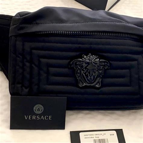 versace medusa fanny pack|Versace athena bag.